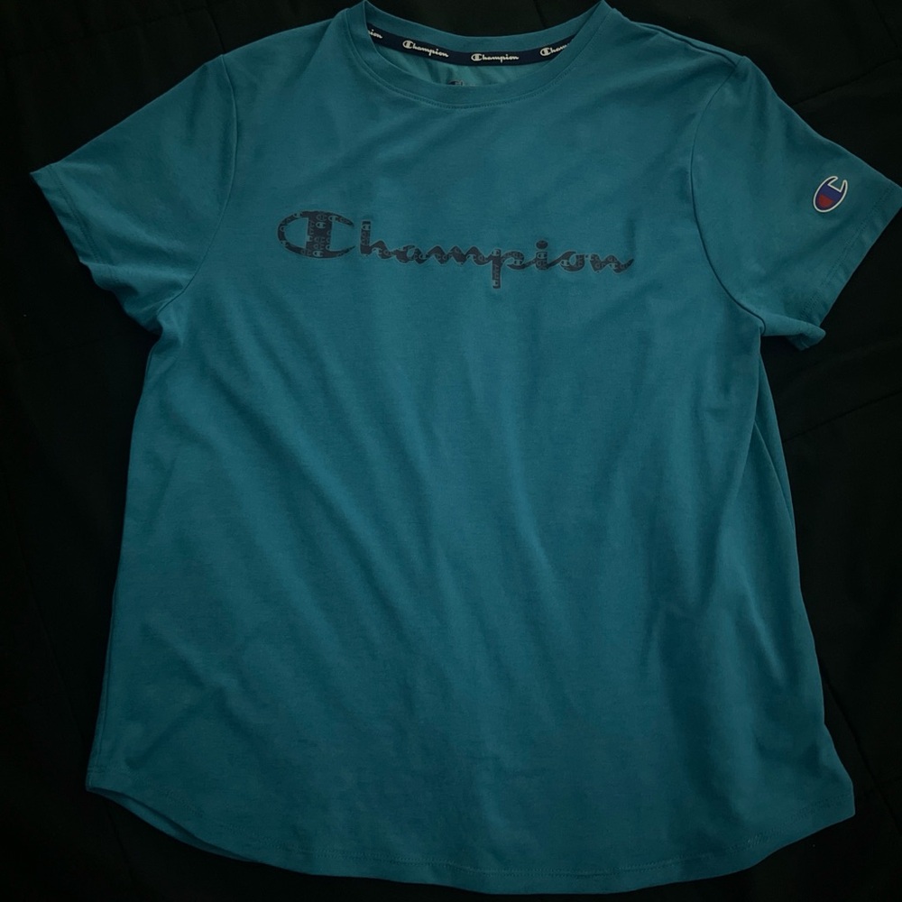 Champion Blue Crew Neck Tee